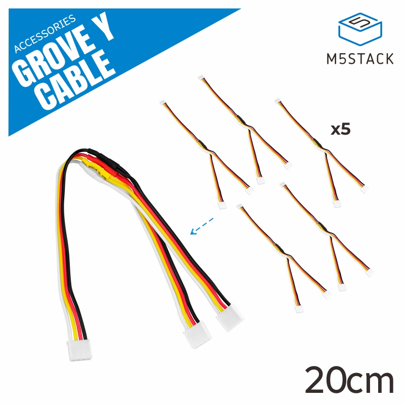 M5Stack - M5Stack Official Grove Y Cable 20cm