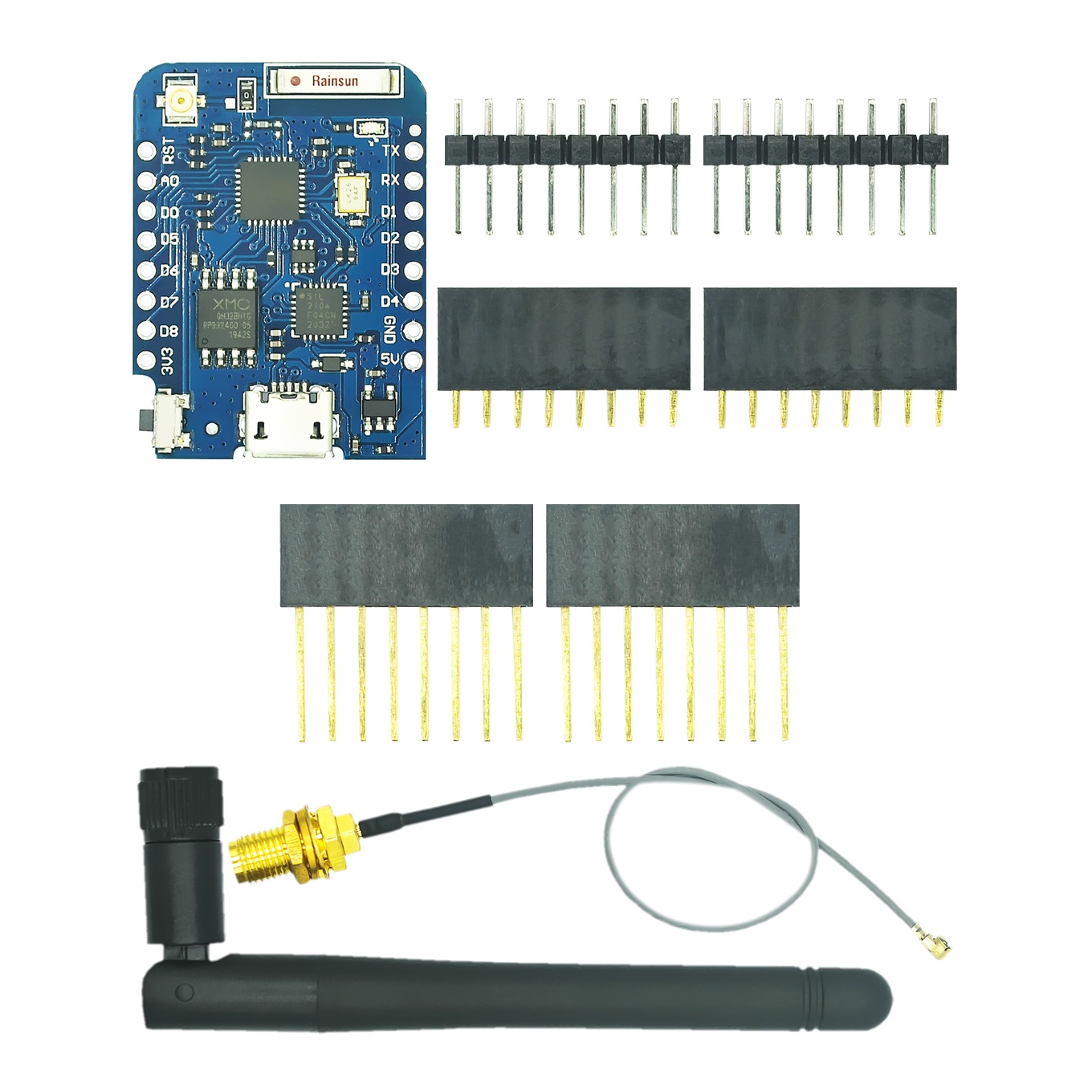 WEMOS D1 Mini Pro 4M 16M Bytes - Wemos D1 Mini ulasan dan harga