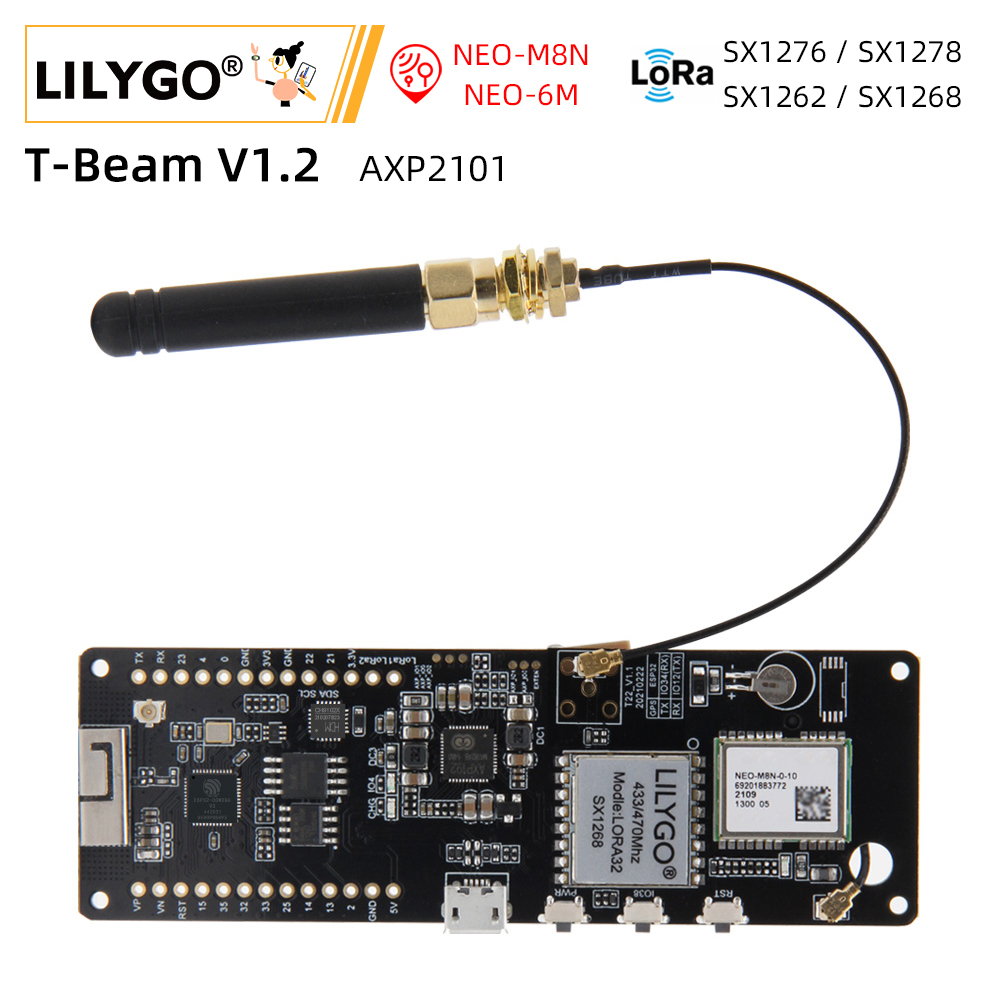 LILYGO® T-Beam V1.2 ESP32 LoRa - Devkitc ulasan dan harga