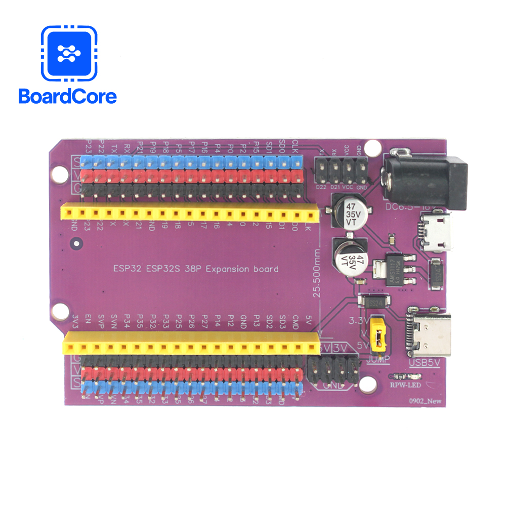 ESP32S 38Pin Expansion Board M - Nodemcu 32S ulasan dan harga
