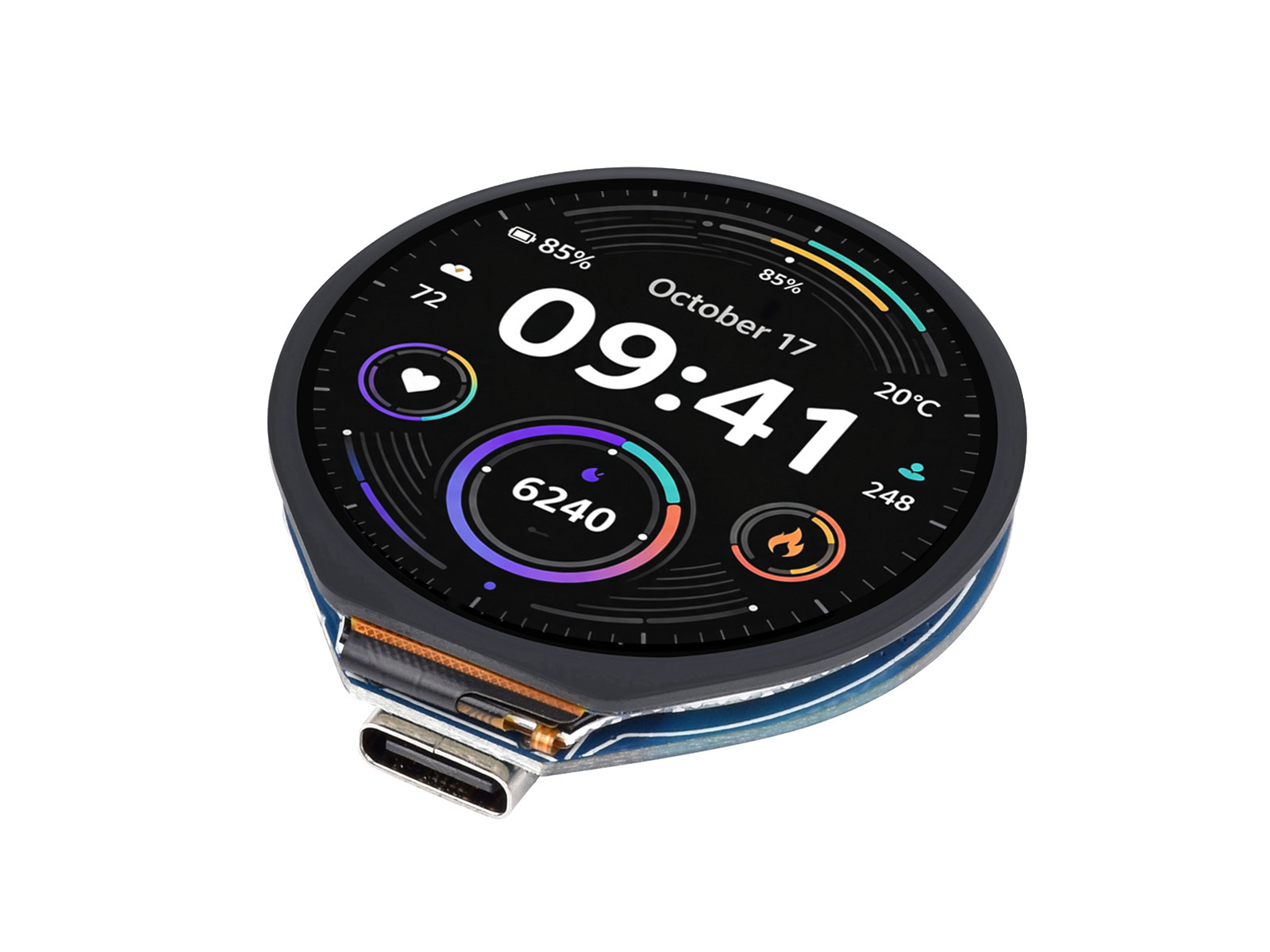 ESP32-C6 1.28inch Touch LCD Di - Waveshare Esp32 ulasan dan harga