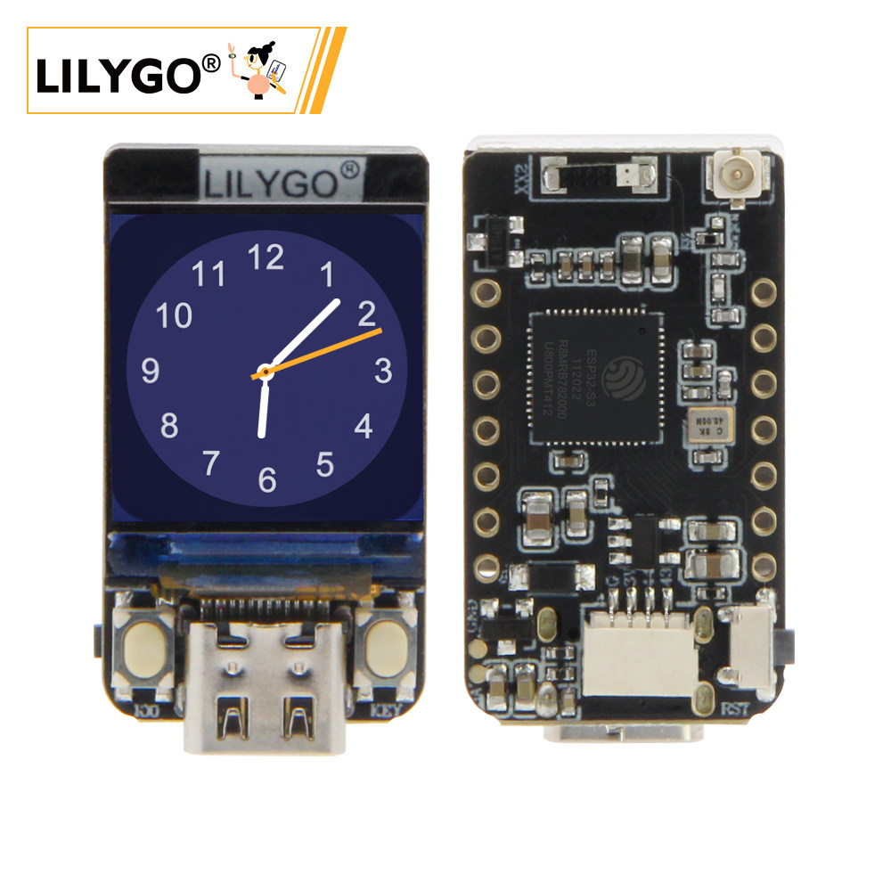LILYGO T-QT Pro ESP32-S3 GC9A0 - Lolin S3 ulasan dan harga