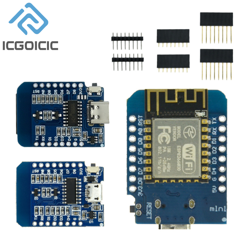 D1 Mini-Mini NodeMcu 4M Bytes  - Wemos D1 ulasan dan harga